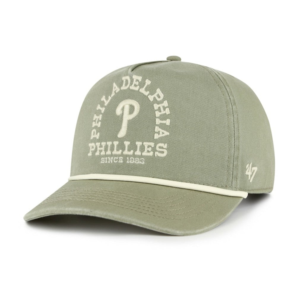 Philadelphia Phillies '47 Canyon Ranchero Hitch Adjustable Hat - Olive Hats