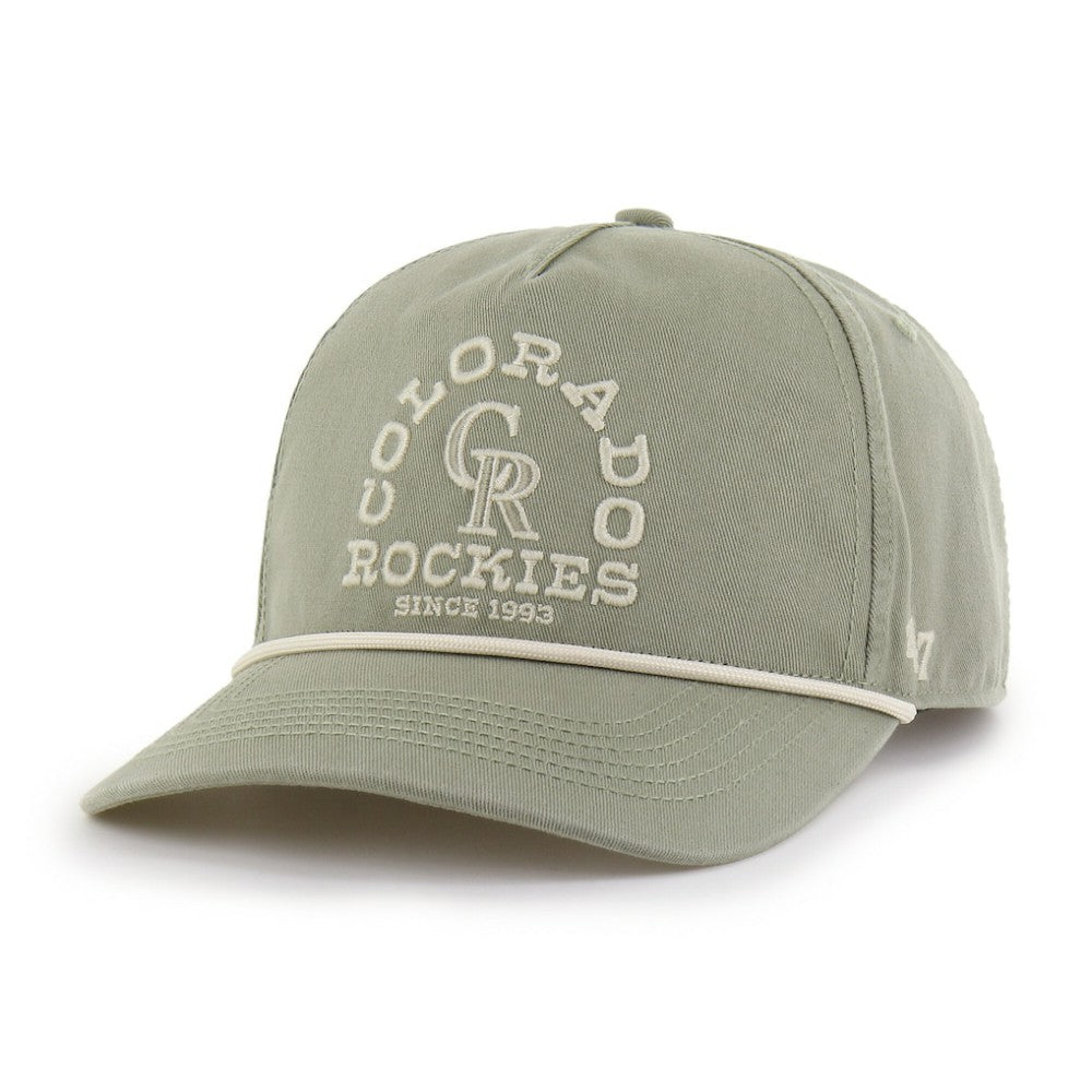 Colorado Rockies '47 Canyon Ranchero Hitch Adjustable Hat - Olive Hats