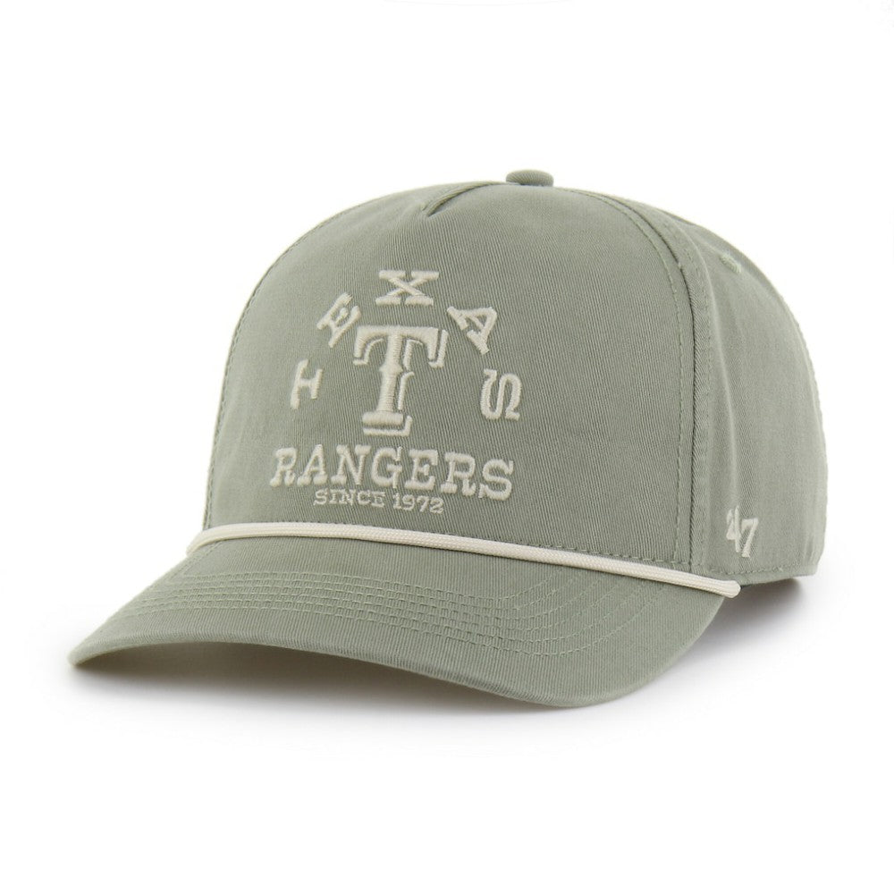 Texas Rangers '47 Canyon Ranchero Hitch Adjustable Hat - Olive Hats