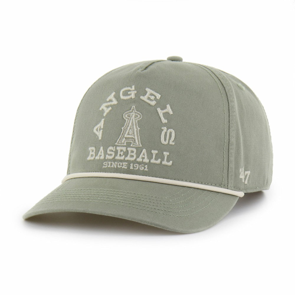 Los Angeles Angels '47 Canyon Ranchero Hitch Adjustable Hat - Olive Hats