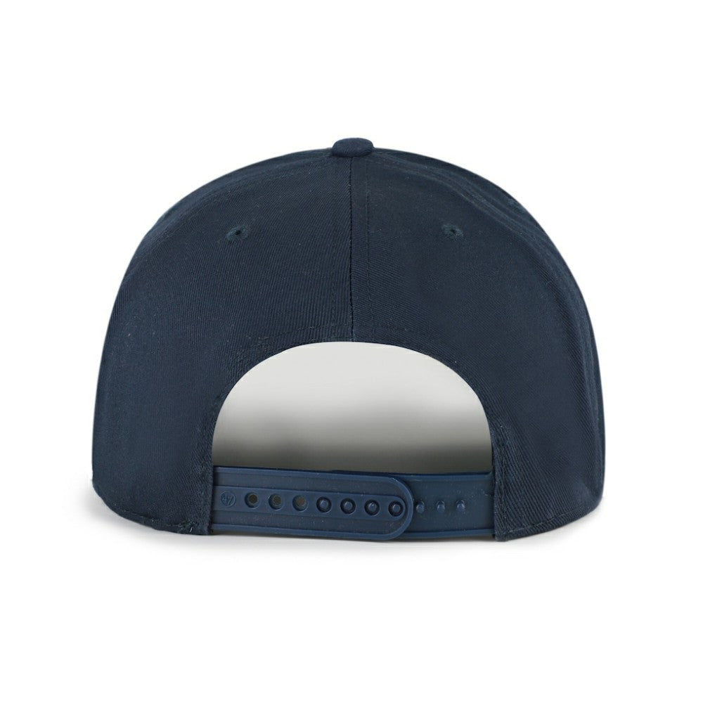 Detroit Tigers '47 Cooperstown Break Wood Suede Hitch Adjustable Hat - Navy/Brown Hats