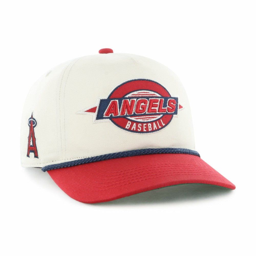Los Angeles Angels '47 Frame Out Hitch Adjustable Hat - Natural/Red Hats