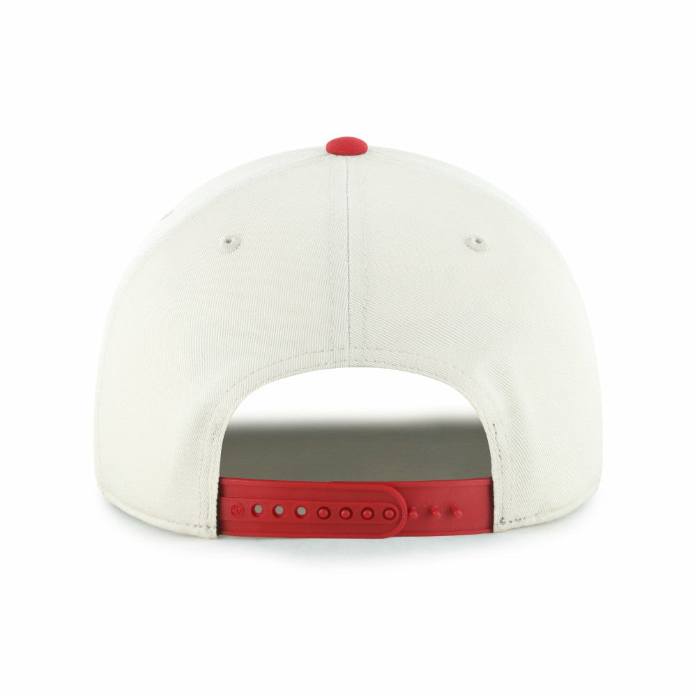Los Angeles Angels '47 Frame Out Hitch Adjustable Hat - Natural/Red Hats