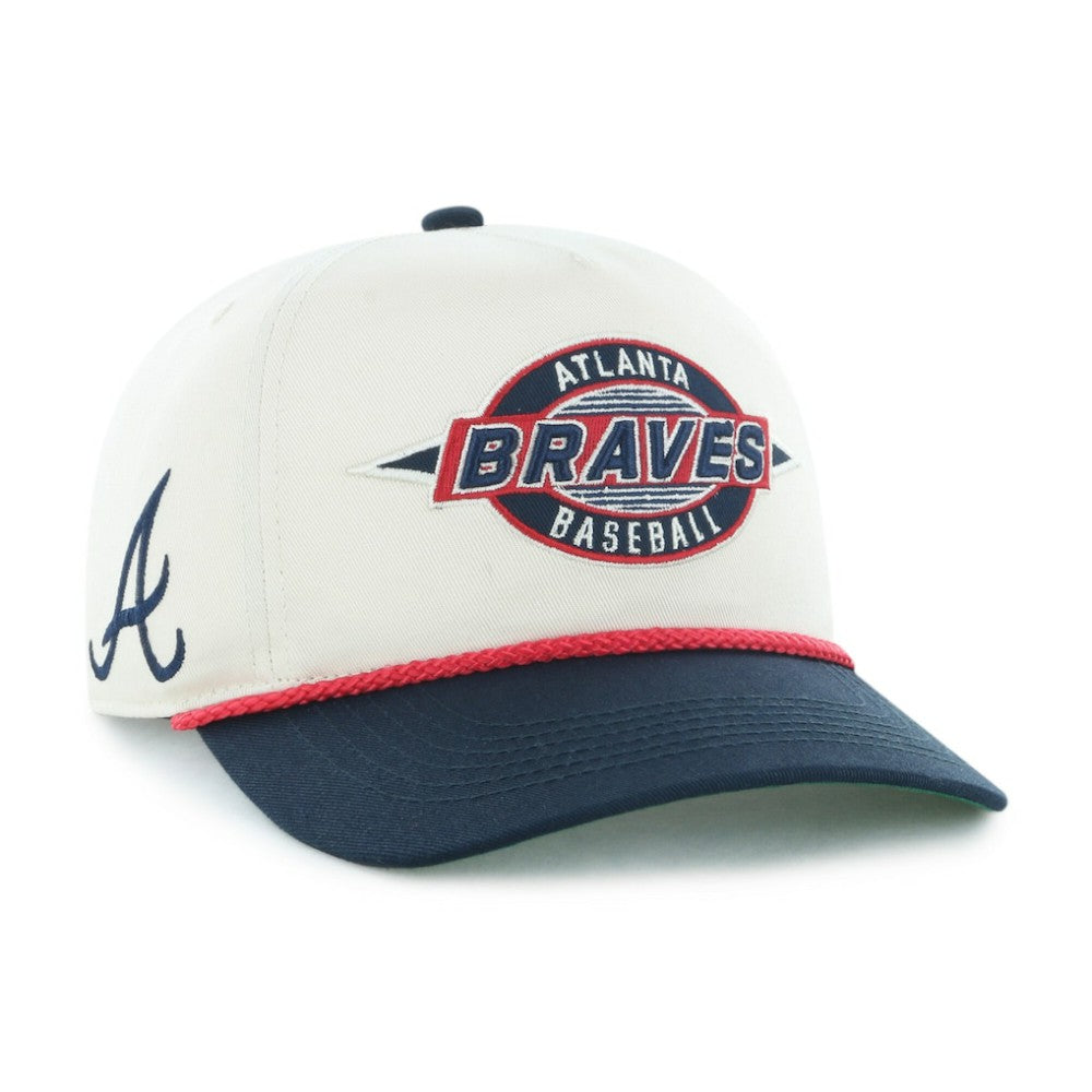 Atlanta Braves '47 Frame Out Hitch Adjustable Hat - Natural Hats