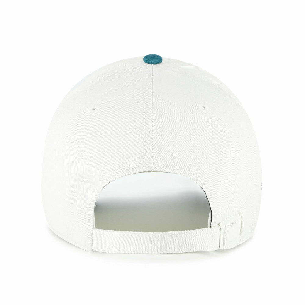 Miami Marlins '47 Contemporary Tonal Clean Up Adjustable Hat - White/Teal Hats