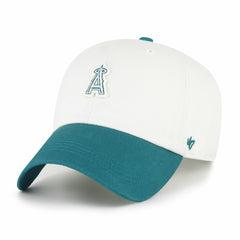 Los Angeles Angels '47 Contemporary Tonal Clean Up Adjustable Hat - White/Teal Hats
