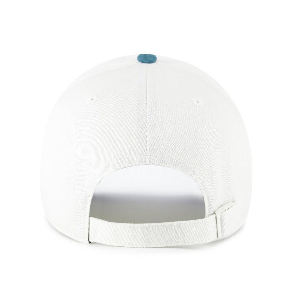 Boston Red Sox '47 Contemporary Tonal Clean Up Adjustable Hat - White/Teal Hats