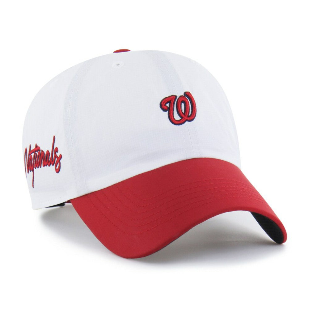Washington Nationals '47 Vista Mini Clean Up brrr° Adjustable Hat - White/Red Hats