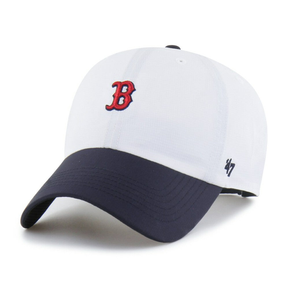 Boston Red Sox '47 Vista Mini Clean Up brrr° Adjustable Hat - White/Navy Hats