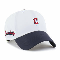 Cleveland Guardians '47 Vista Mini Clean Up brrr° Adjustable Hat - White/Navy Hats