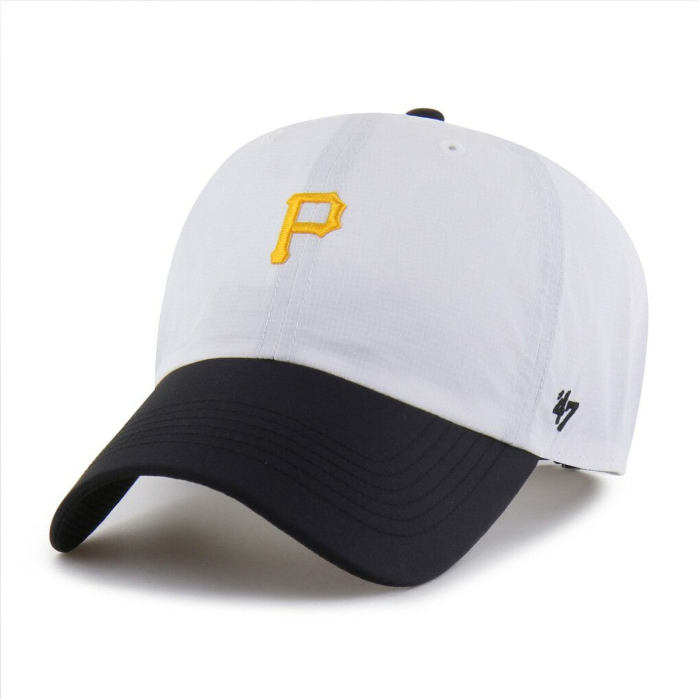 Pittsburgh Pirates '47 Vista Mini Clean Up brrr° Adjustable Hat - White/Black Hats