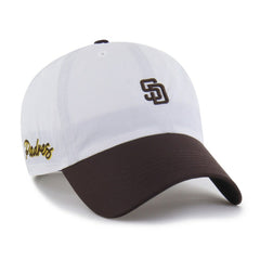San Diego Padres '47 Vista Mini Clean Up brrr° Adjustable Hat - White/Brown Hats