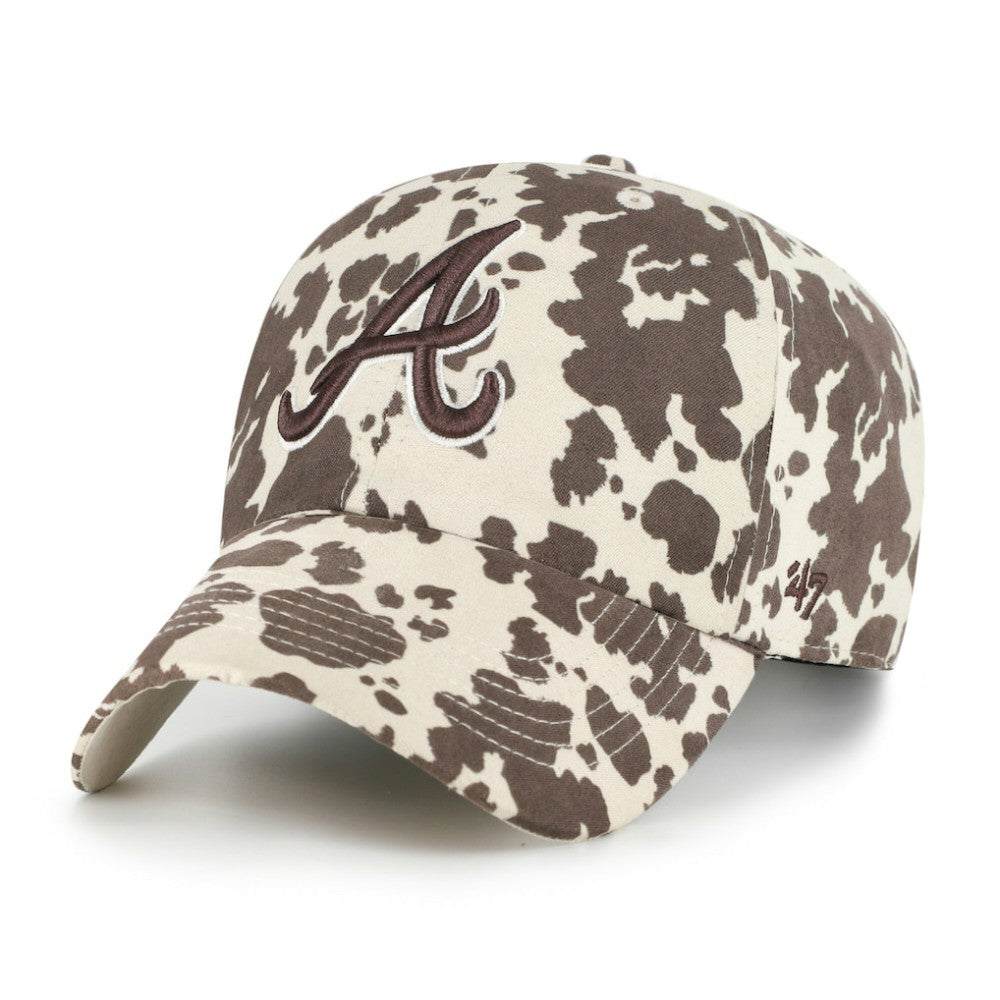Atlanta Braves '47 Women's Bessie Clean Up Adjustable Hat - Natural Hats