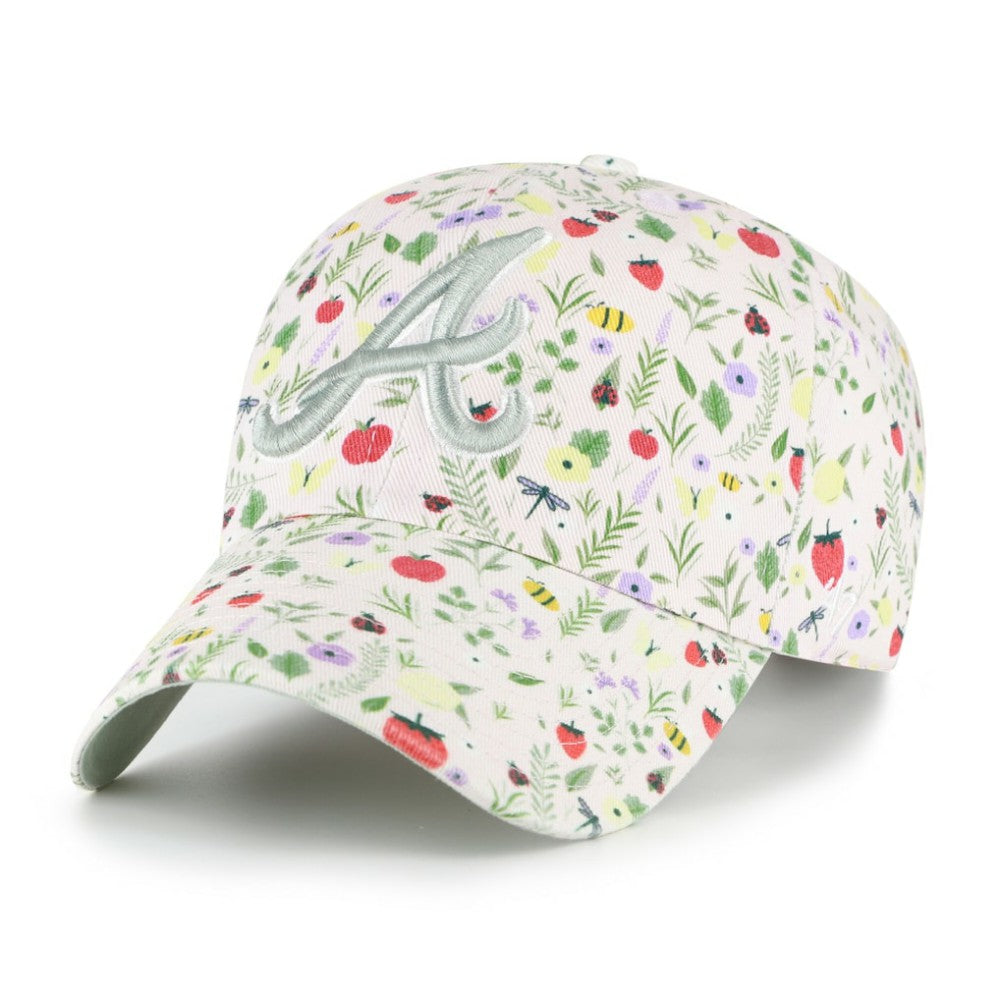 Atlanta Braves '47 Women's Posey Clean Up Adjustable Hat - Light Pink Hats