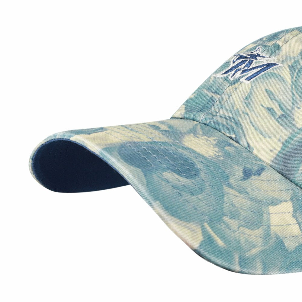 Miami Marlins '47 Women's Gardenia Clean Up Adjustable Hat - Blue Hats