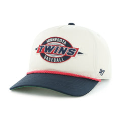 Minnesota Twins '47 Youth Frame Out Hitch Adjustable Hat - Natural/Navy Hats