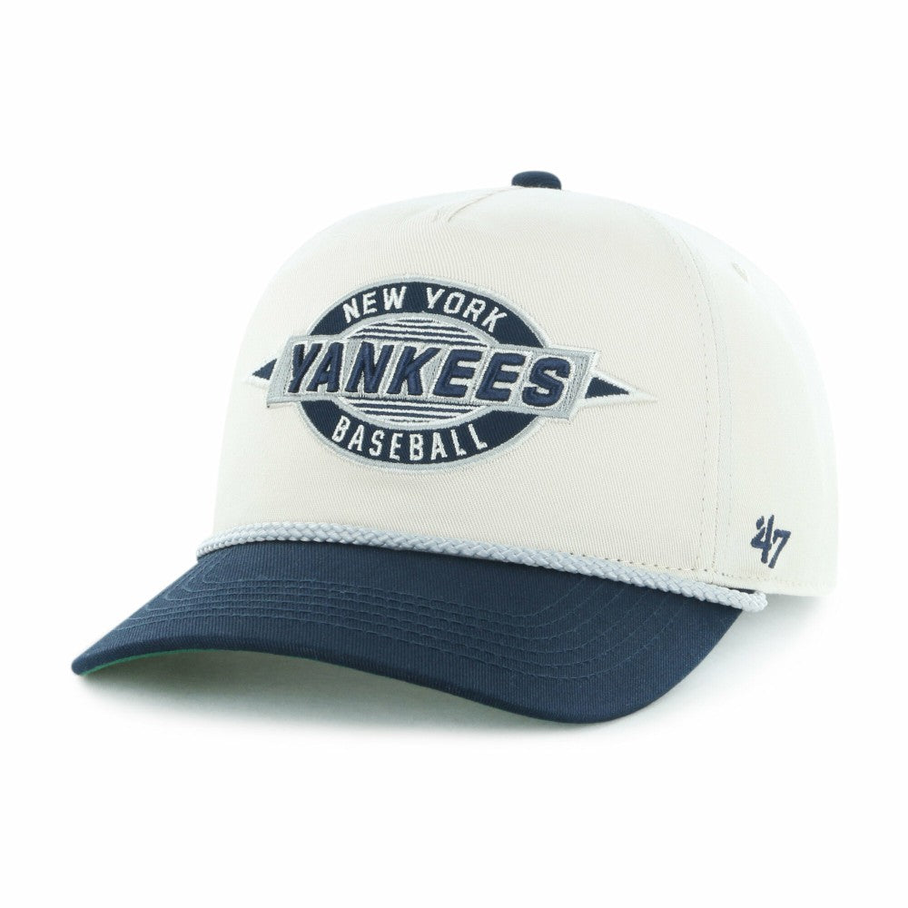 New York Yankees '47 Youth Frame Out Hitch Adjustable Hat - Natural/Navy Hats