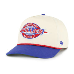 Philadelphia Phillies '47 Youth Frame Out Hitch Adjustable Hat - Natural/Royal Hats