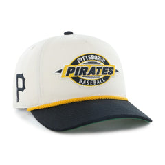 Pittsburgh Pirates '47 Youth Frame Out Hitch Adjustable Hat - Natural/Black Hats