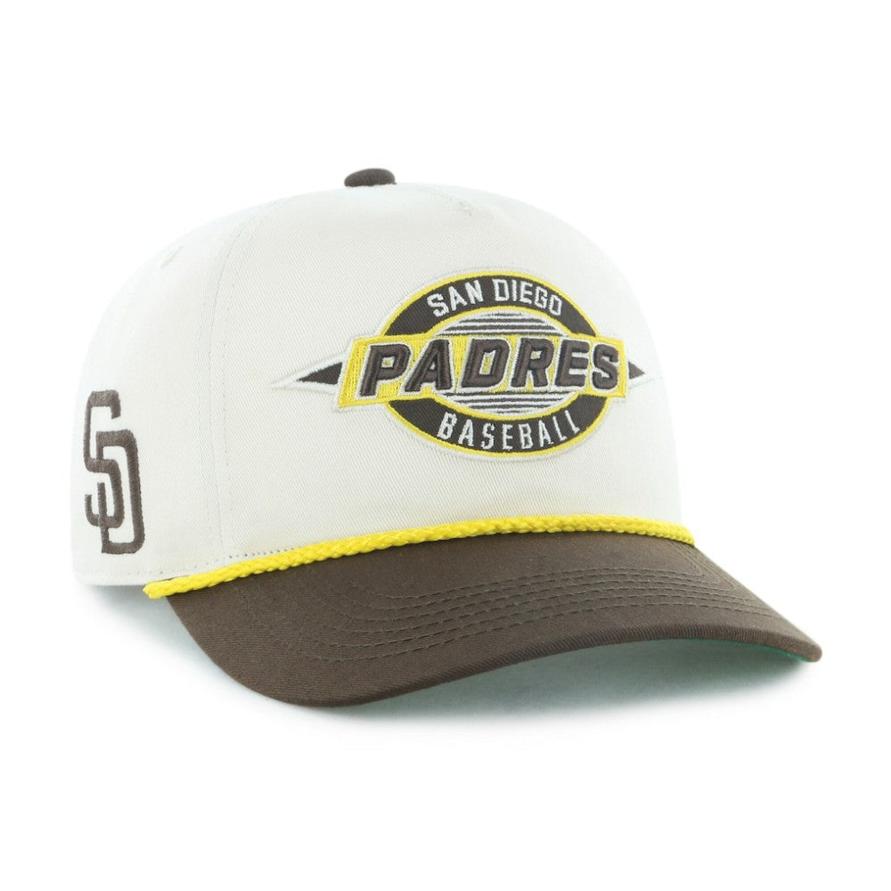 San Diego Padres '47 Youth Frame Out Hitch Adjustable Hat - Natural/Brown Hats