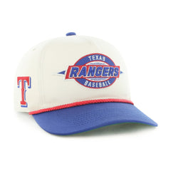 Texas Rangers '47 Youth Frame Out Hitch Adjustable Hat - Natural/Royal Hats