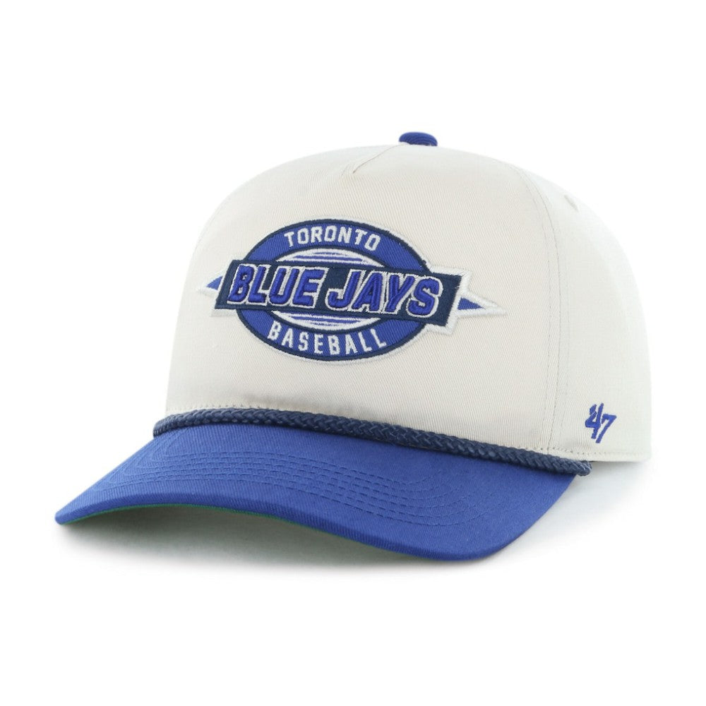 Toronto Blue Jays '47 Youth Frame Out Hitch Adjustable Hat - Natural/Royal Hats