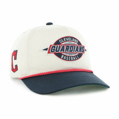 Cleveland Guardians '47 Youth Frame Out Hitch Adjustable Hat - Natural/Navy Hats
