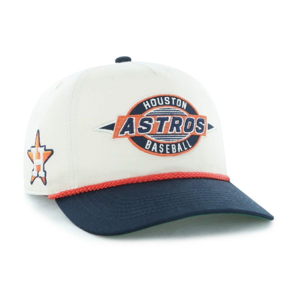 Houston Astros '47 Youth Frame Out Hitch Adjustable Hat - Natural/Navy Hats