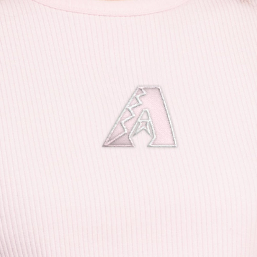 Arizona Diamondbacks Starter Women's Pastels Ribbed Tank Top - Light Pink Tanks