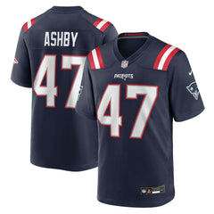 NFL Julian Ashby New England Patriots Team Game Jersey - Navy