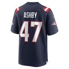 NFL Julian Ashby New England Patriots Team Game Jersey - Navy