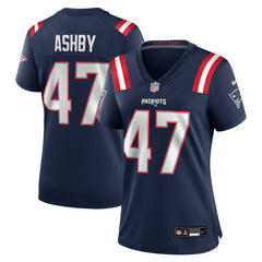 NFL Julian Ashby New England Patriots Women's Team Game Jersey - Navy