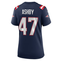 NFL Julian Ashby New England Patriots Women's Team Game Jersey - Navy