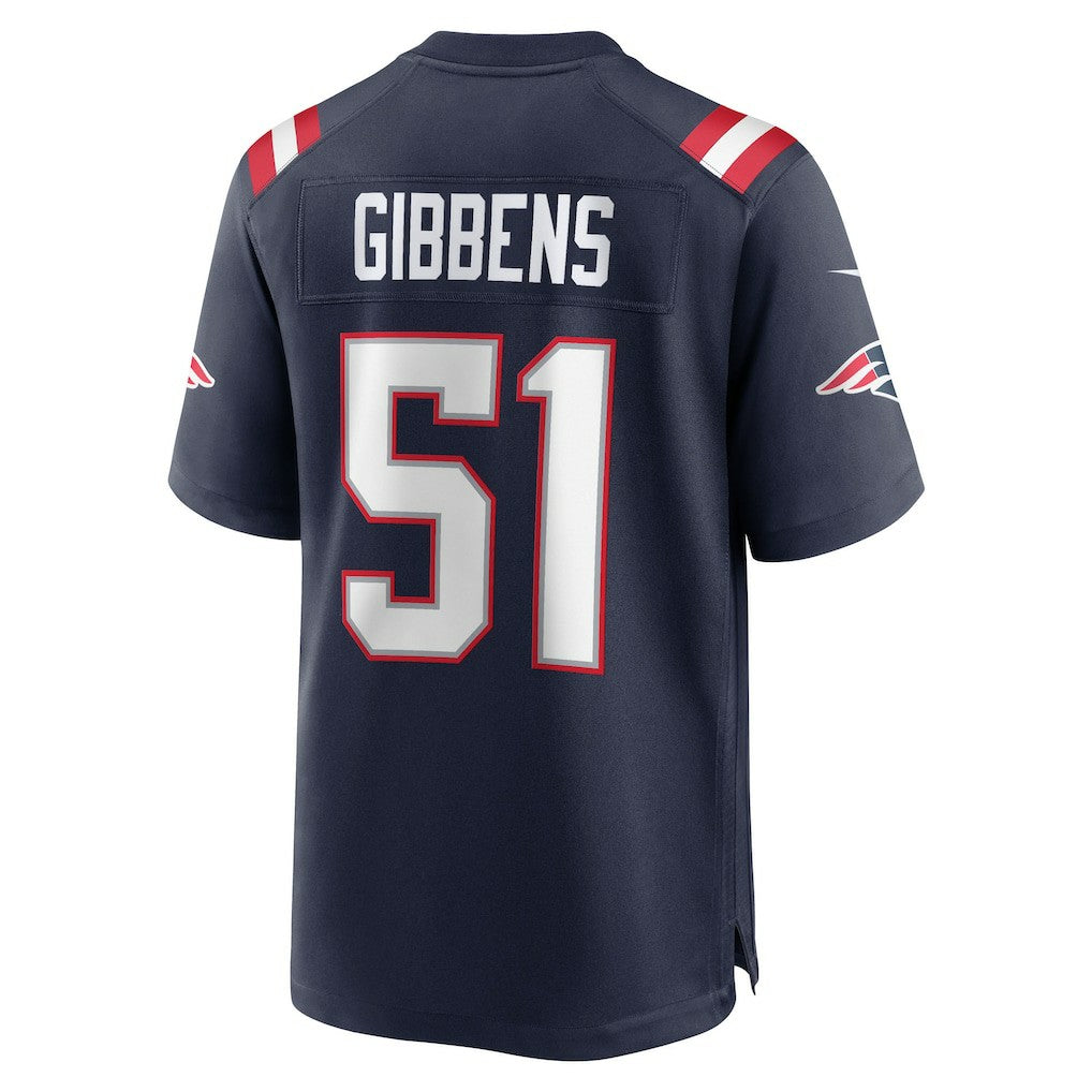NFL Jack Gibbens New England Patriots Team Game Jersey - Navy