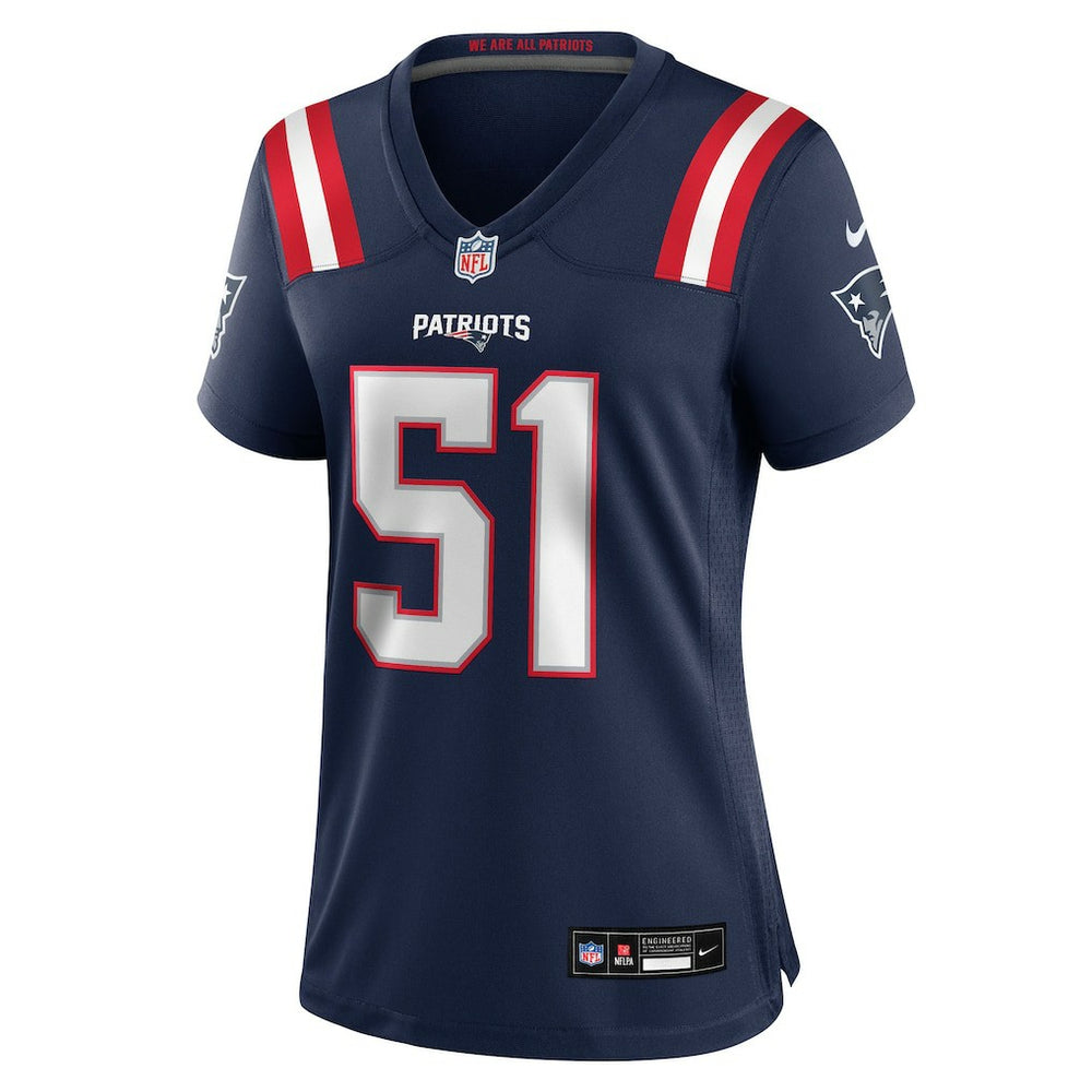 NFL Jack Gibbens New England Patriots Women's Team Game Jersey - Navy