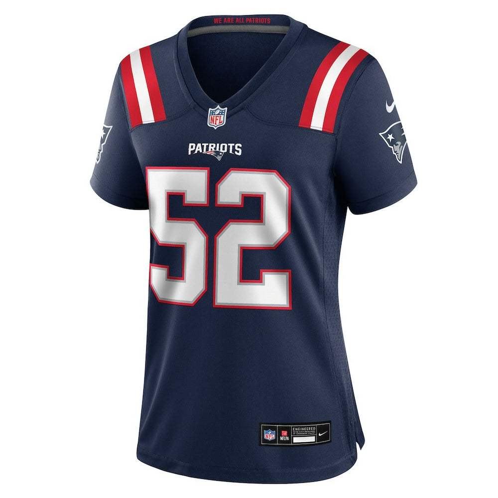 NFL Marcus Bryant New England Patriots Women's Team Game Jersey - Navy