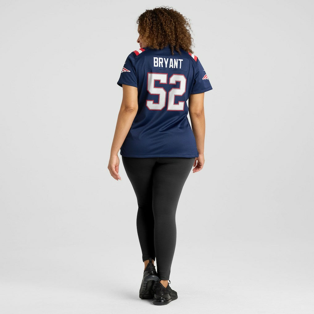 NFL Marcus Bryant New England Patriots Women's Team Game Jersey - Navy