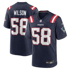 NFL Jared Wilson New England Patriots Team Game Jersey - Navy
