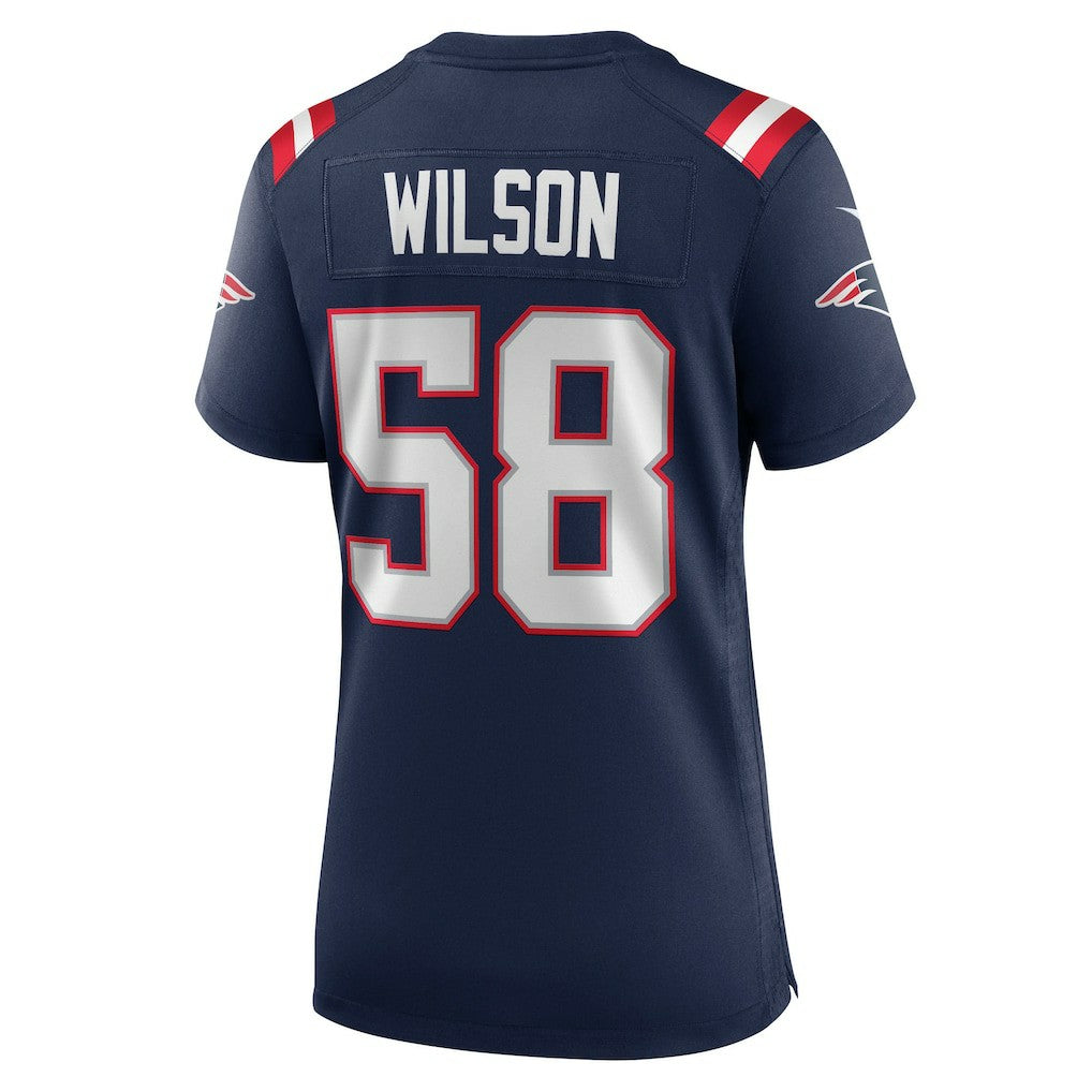 NFL Jared Wilson New England Patriots Women's Team Game Jersey - Navy