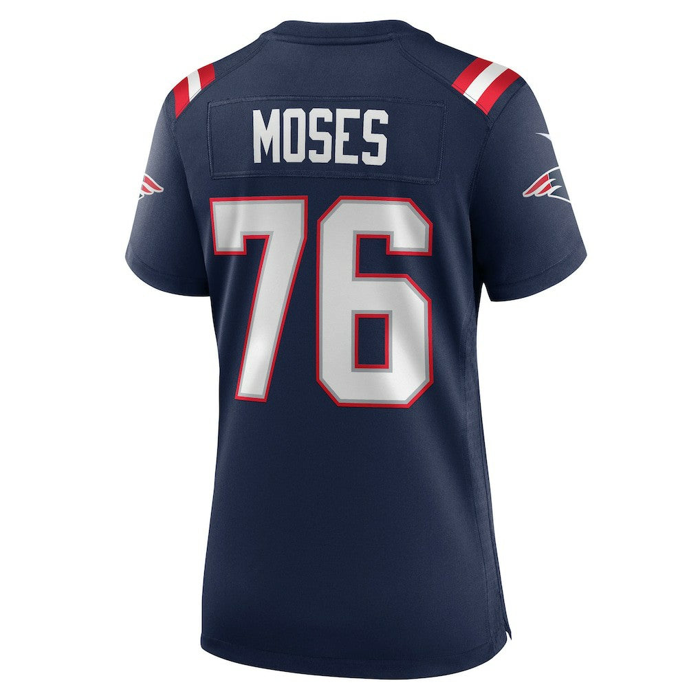 NFL Morgan Moses New England Patriots Women's Team Game Jersey - Navy
