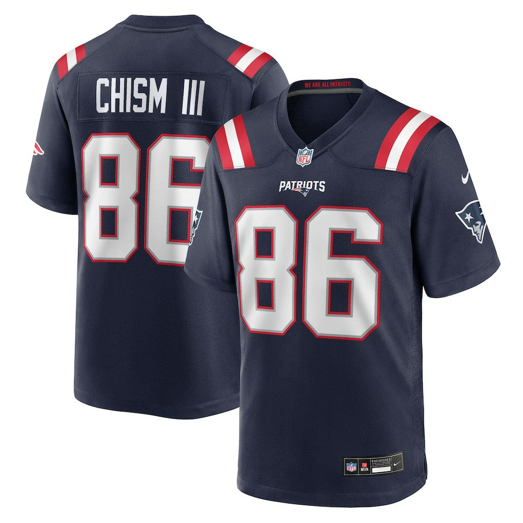 NFL Efton Chism III New England Patriots Team Game Jersey - Navy