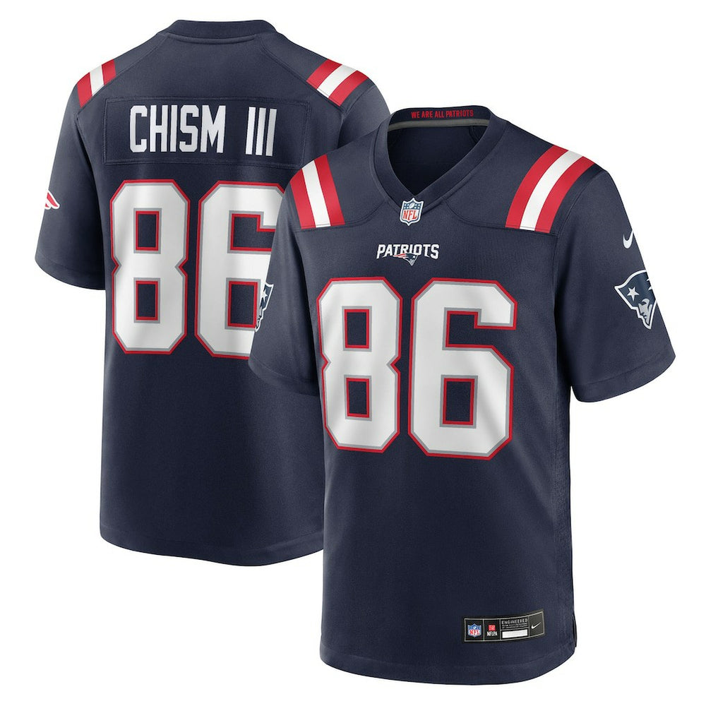 NFL Efton Chism III New England Patriots Team Game Jersey - Navy
