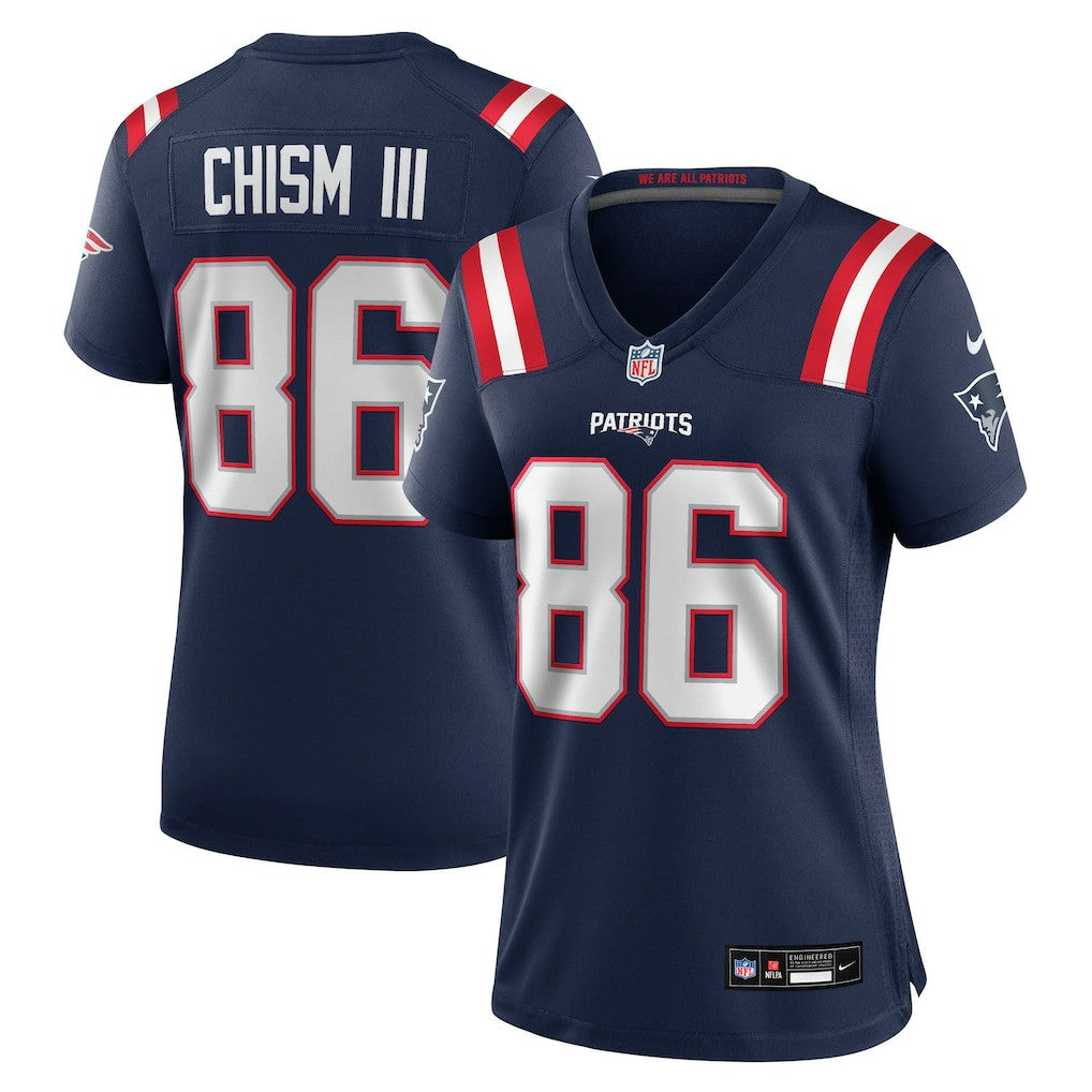 NFL Efton Chism III New England Patriots Women's Team Game Jersey - Navy