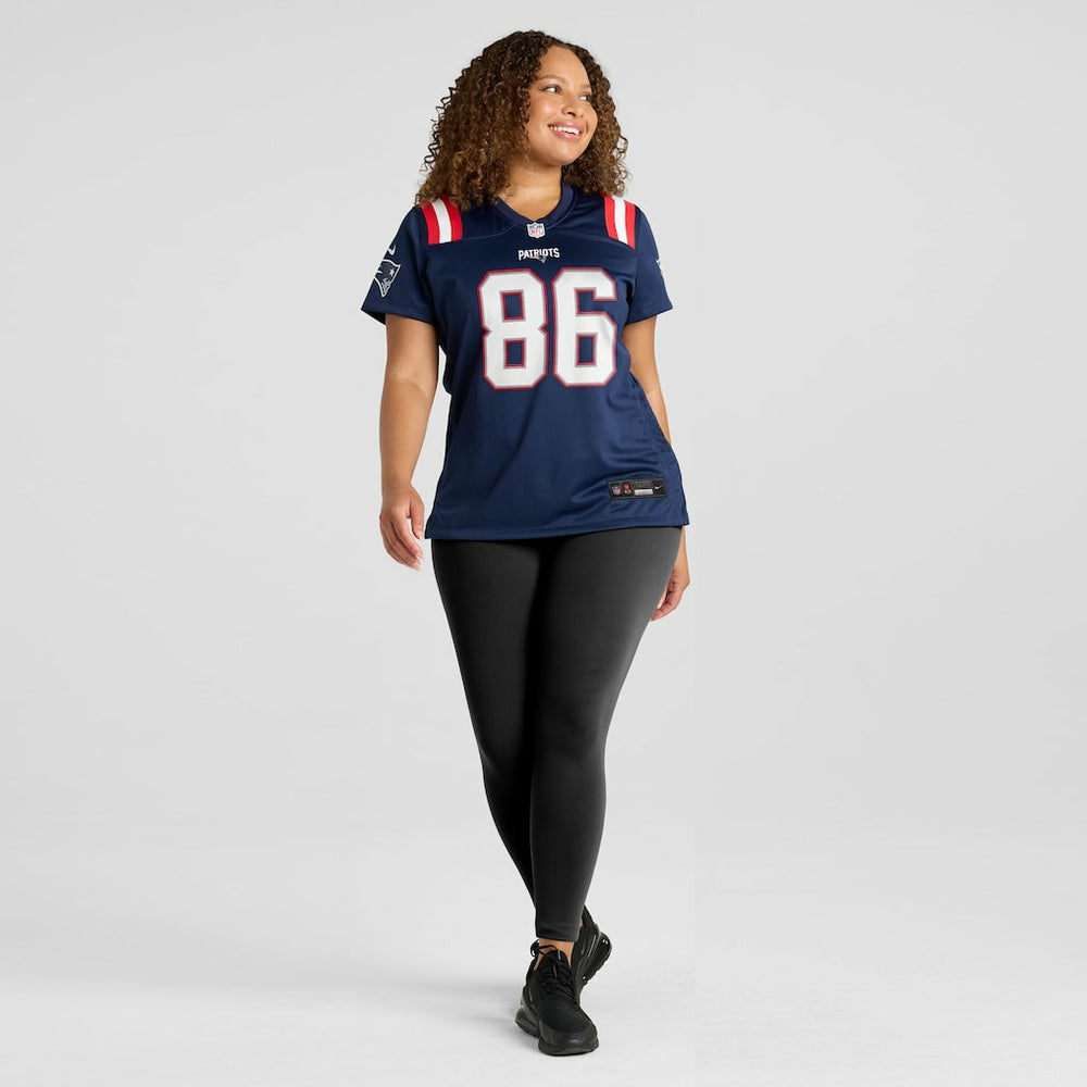 NFL Efton Chism III New England Patriots Women's Team Game Jersey - Navy