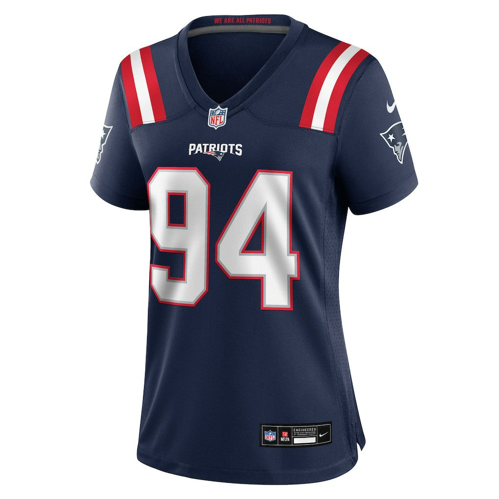 NFL Cory Durden New England Patriots Women's Team Game Jersey - Navy