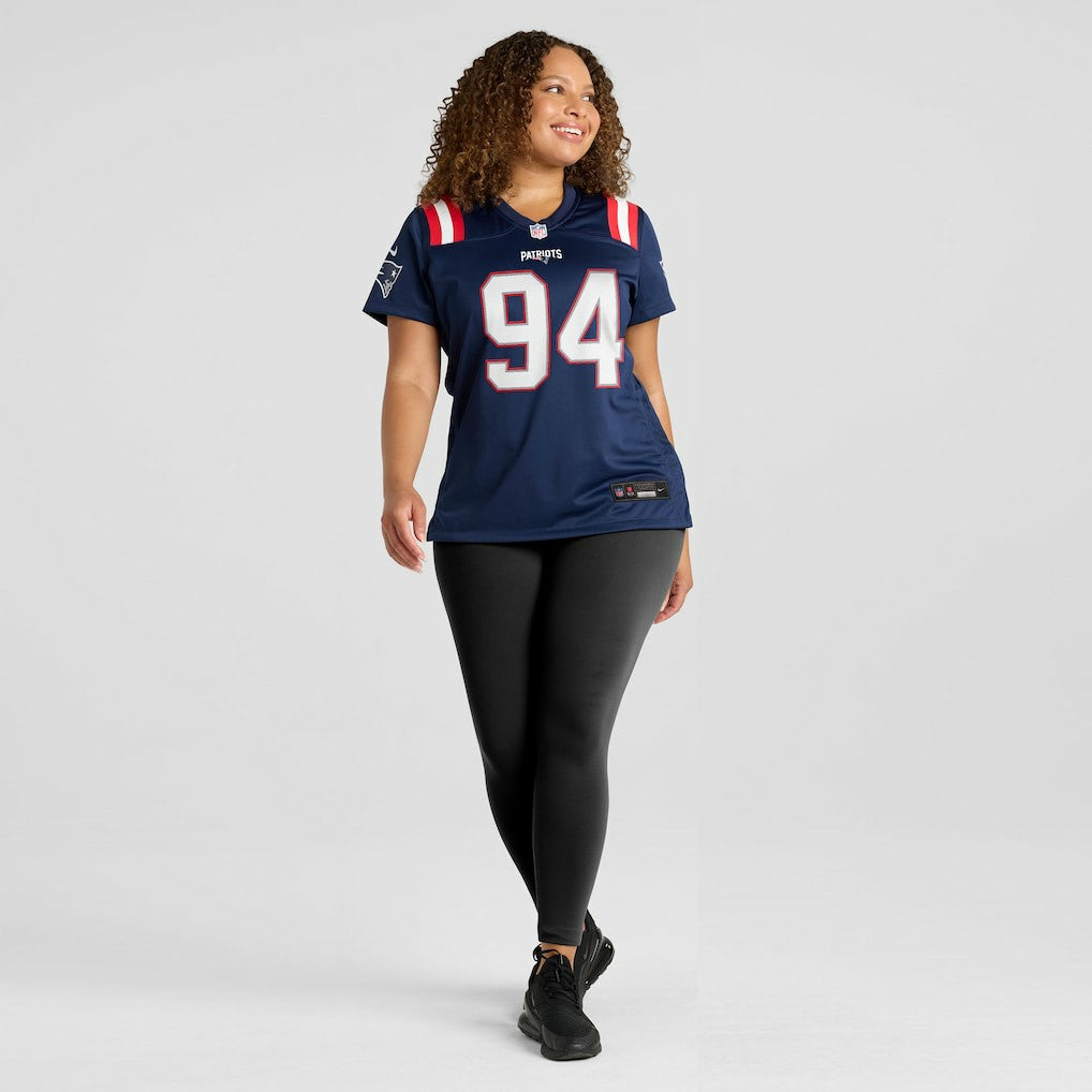 NFL Cory Durden New England Patriots Women's Team Game Jersey - Navy