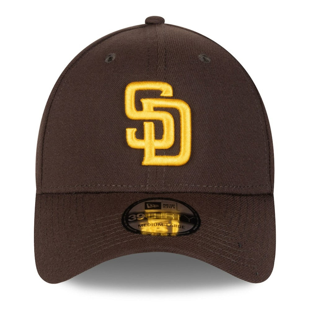 San Diego Padres New Era 2025 MLB Postseason Side Patch 39THIRTY Flex Hat - Brown Hats