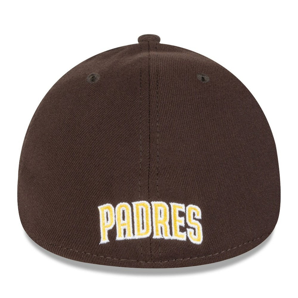 San Diego Padres New Era 2025 MLB Postseason Side Patch 39THIRTY Flex Hat - Brown Hats