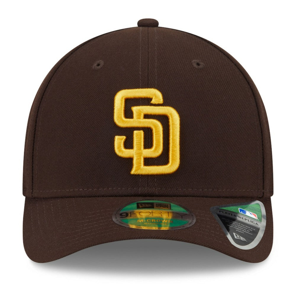San Diego Padres New Era 2025 MLB Postseason Side Patch 9FORTY Adjustable Hat - Brown Hats
