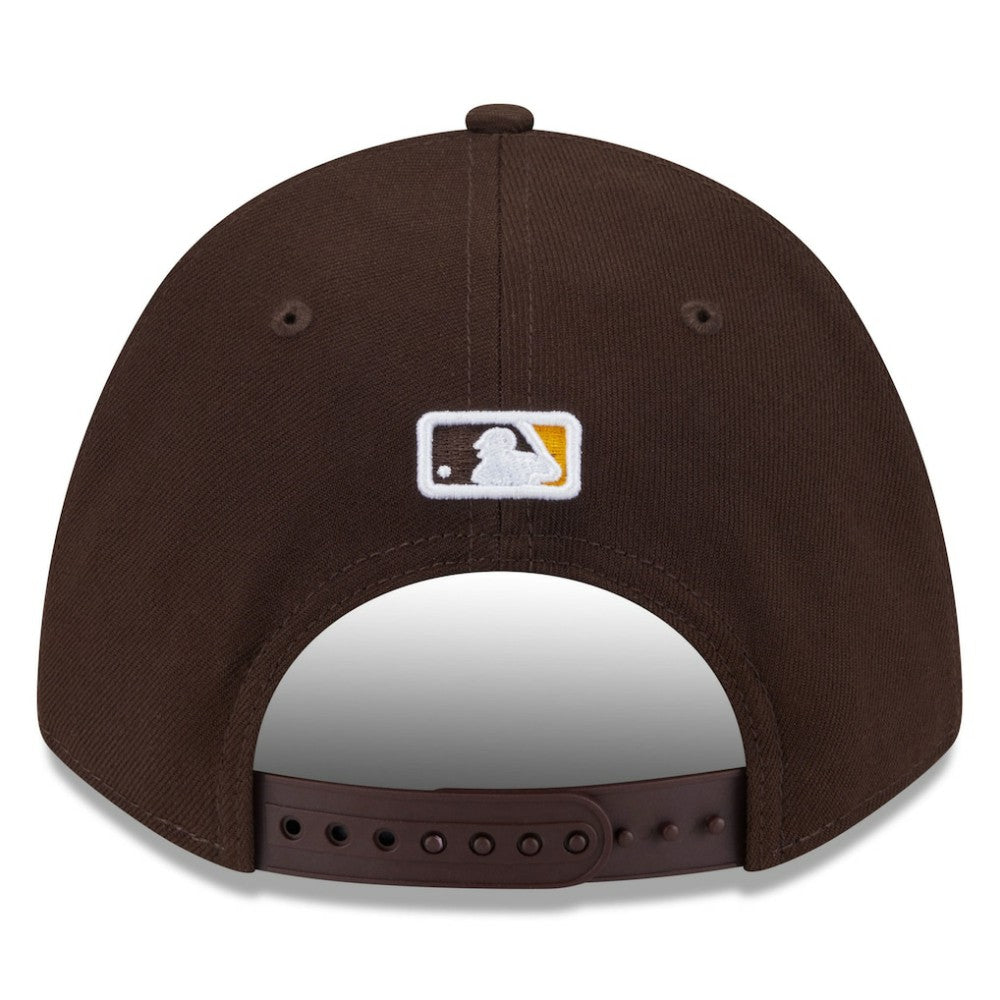 San Diego Padres New Era 2025 MLB Postseason Side Patch 9FORTY Adjustable Hat - Brown Hats